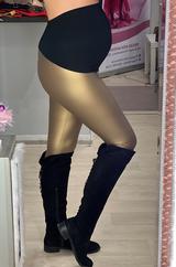 Odette thermo kismama leggings - bronz műbőr hatású Odette thermo kismama leggings - bronz műbőr hatású