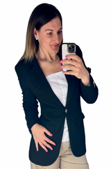 Ramira hosszított blézer - fekete Ramira hosszított blézer - fekete