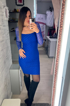 Jane ruha - királykék