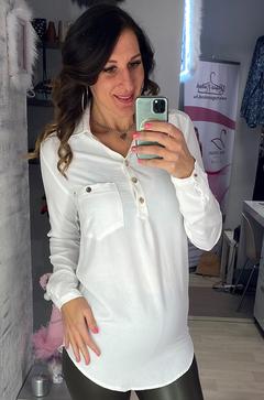 Ganesha blúz - ekrü