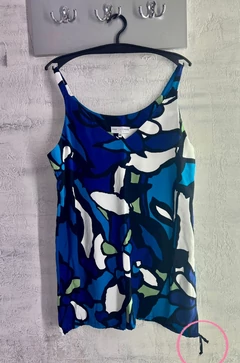 Ivy flokon felső - absztrakt mintás