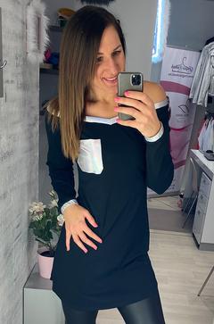 Astrid tunika - fekete