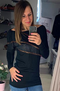 Lisann tunika - fekete