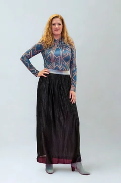 Cressida maxiszoknya - fekete