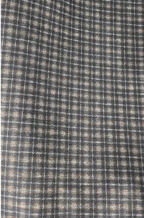 Ilena nadrág - szürke alapon barna árnyalatos