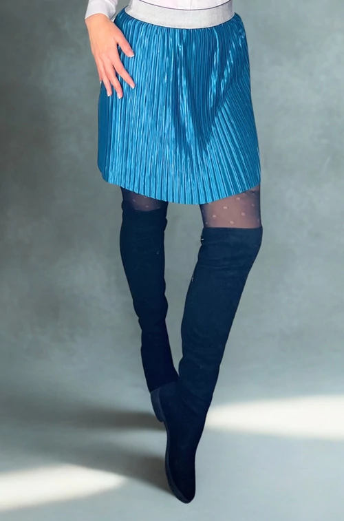 Cressida miniszoknya - acélkék